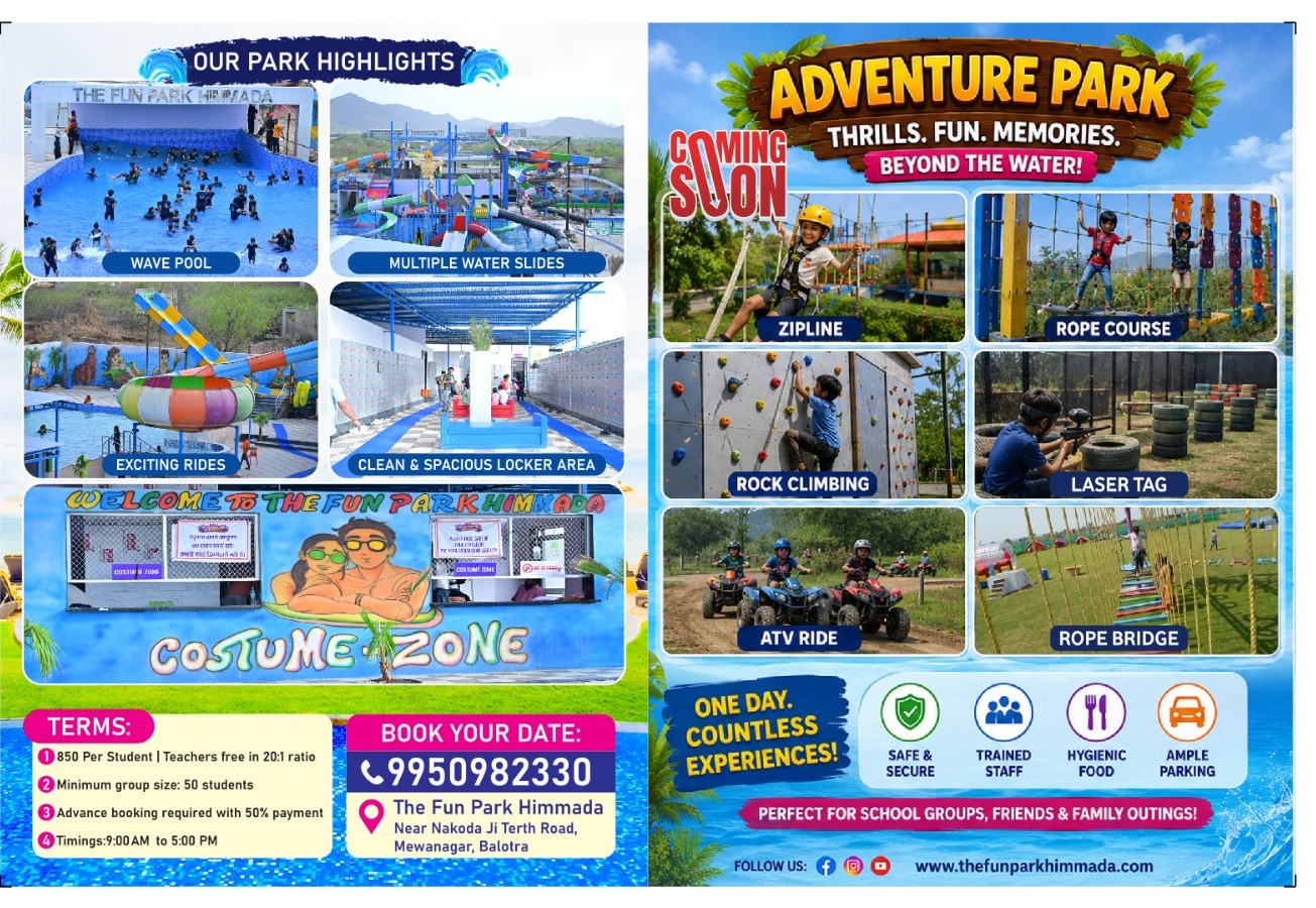 Park highlights and adventure park attractions